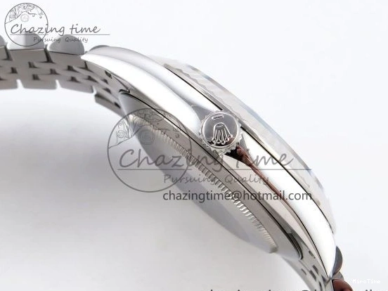 MiroTime 0331 Neat DateJust 41 126334 C+F 1:1 Best Edition 904L Steel Silver Dial on SS Jubilee Bracelet VR 1389